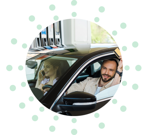 Reach drivers on the road when they are ready to fuel up